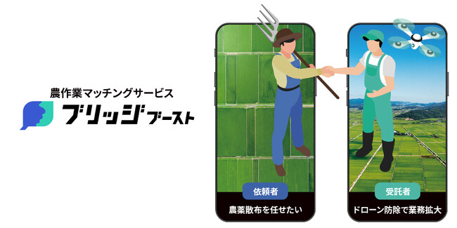 2024年の農薬散布の依頼・受託は、「ブリッジブースト」で！