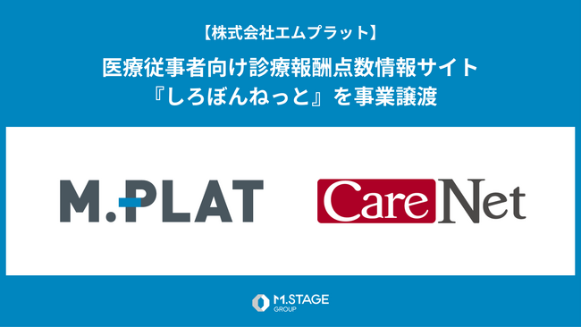 【医療機関の経営を支援するエムプラット】『しろぼんねっと』を事業譲渡