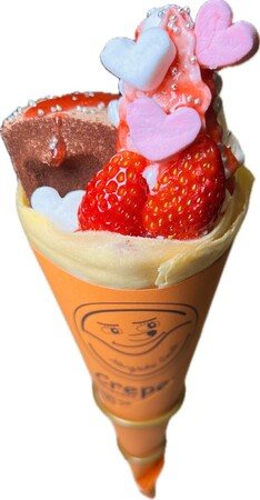 【原宿クレープ】Crepes原宿すまいる”バレンタイン特別メニュー”【愛をくれーぷ】期間限定販売！！