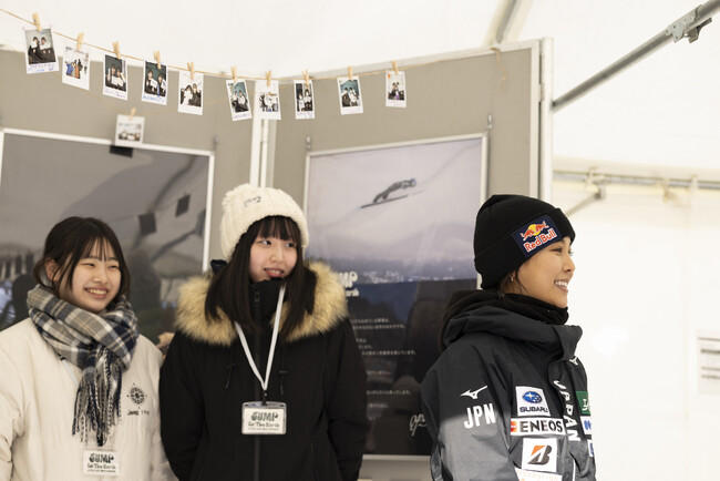JUMP for The Earth PROJECT 活動第三弾実施報告 高梨沙羅 × 藤女子高等学校 FIS女子ジャンプW杯2024札幌大会にて脱プラスチックを目指してマイボトルバーを開設