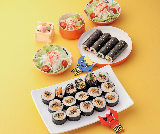 ５年ぶりの週末節分に！恵方巻としても楽しめる手作りキンパがミールキットで登場