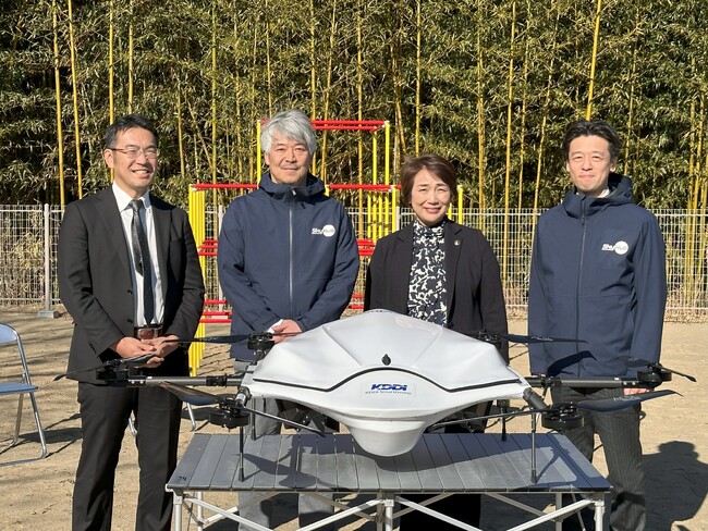 君津市で地域課題の解決に貢献する新スマート物流の構築に向けたドローン配送の実証実験を実施