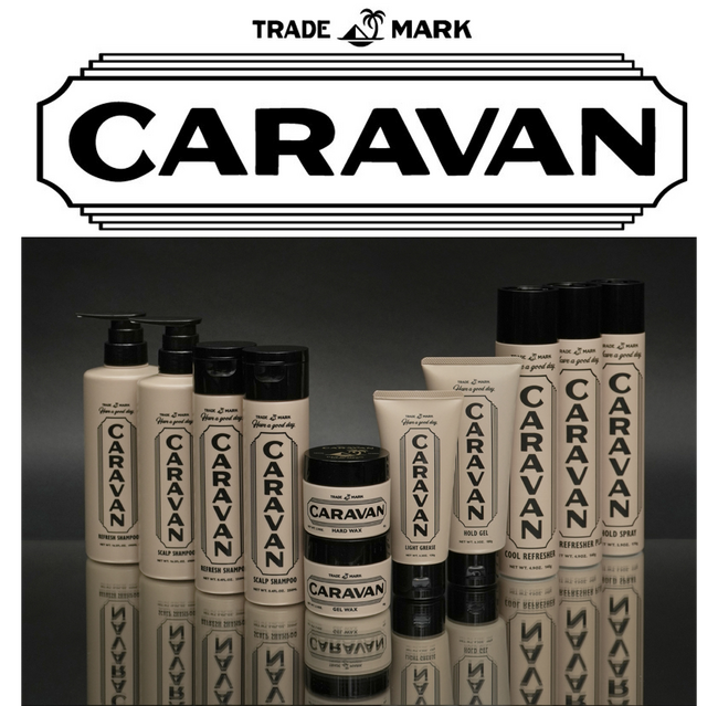 『CARAVAN（キャラバン）』バーバースタイルに特化したメンズプロダクト、本日発売！