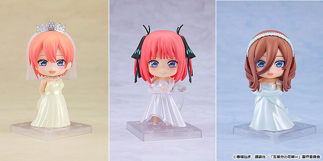 TVスペシャルアニメ『五等分の花嫁∽』より、「中野三玖 ウエディングドレスVer.」がねんどろいど化！