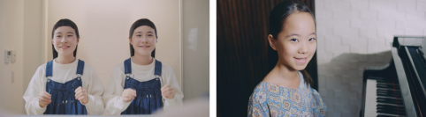 メガネとオシャレコーデが人気の双子キッズモデル「りんか＆あんな」さん、コンタクトデビュー姿を初披露！SNS総再生回数1.5億超、エレクトーン演奏が話題の「りっちゃん」さんは初のCM出演！