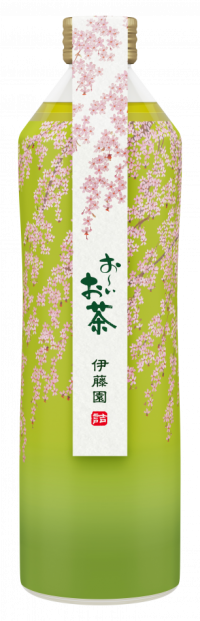 御予約限定「瓶 お～いお茶 緑茶（桜パッケージ）」を、2月5日（月）より予約注文開始、3月27日（水）より順次お届け