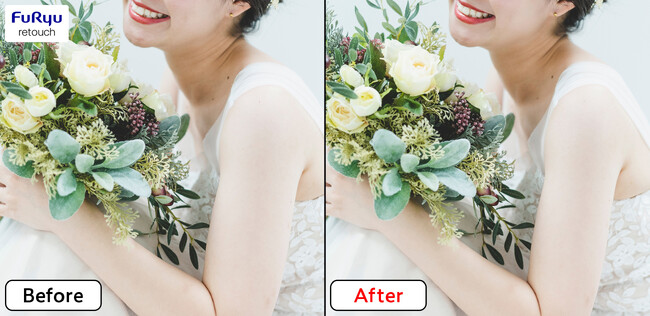 AI画像処理レタッチソフト『FURYU retouch』にウェディングシーンで活躍する新機能「二の腕スリム」を今春追加決定！