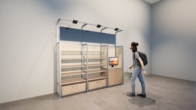 最省スペース展開で24時間稼働の革新的ソリューション未来の小売り革命を切り拓く！！人手不足に打ち勝つ最新AI無人決済店舗システム「TTG-SENSE SHELF」デビュー！