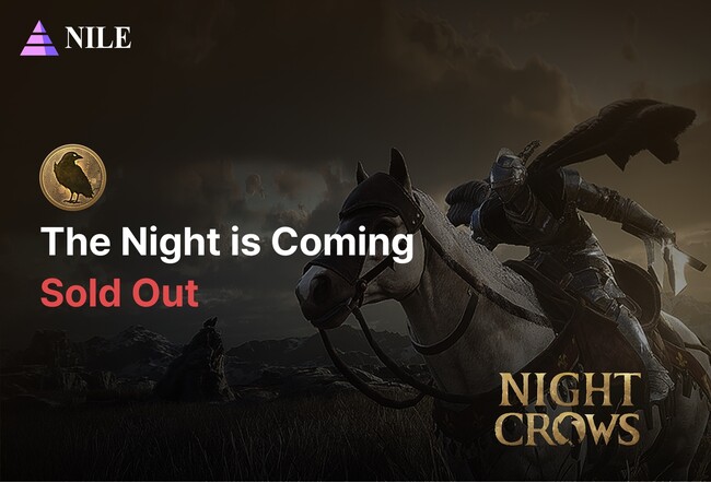 WEMADE、＜Night Crows＞グローバル事前登録記念NFTコレクション完売！