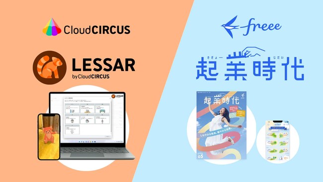 クラウドサーカスのWebAR『LESSAR(レッサー)』、フリー株式会社が発行する雑誌『起業時代』にて活用開始