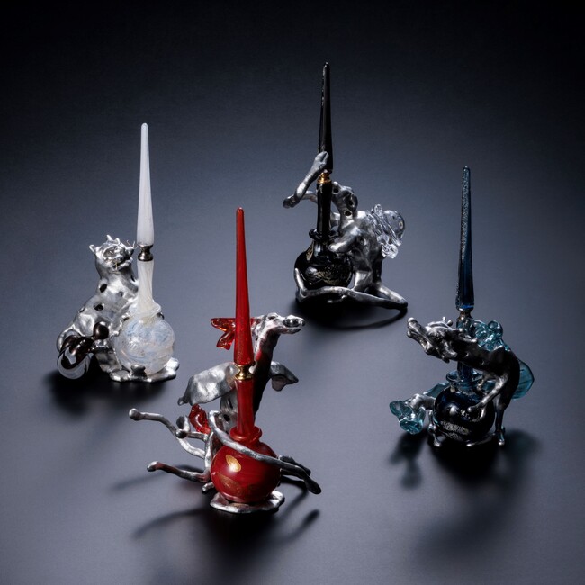 【京都 蔦屋書店】工房 Glass Studio TooS × 造形作家 細見博子「大好きが止まらない」フェアを2月1日（木）より開催。平安京の方角を司る四神をテーマにしたコラボレーション作品を発表。