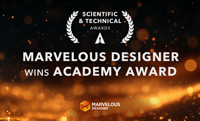 Marvelous Designerがアカデミー科学技術賞を受賞
