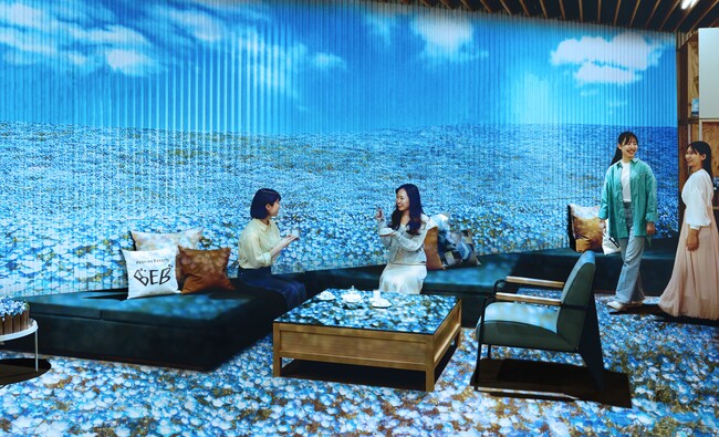 【星野リゾート　BEB5土浦】ホテル内でネモフィラ鑑賞！？天候に左右されず24時間楽しめる「いつでもネモフィラブルーム」開園｜期間：2024年4月20日～5月31日