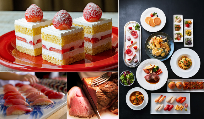 あまおうスイーツとグルメを一挙に味わう“ホテルのいいとこ取り”ビュッフェを開催！