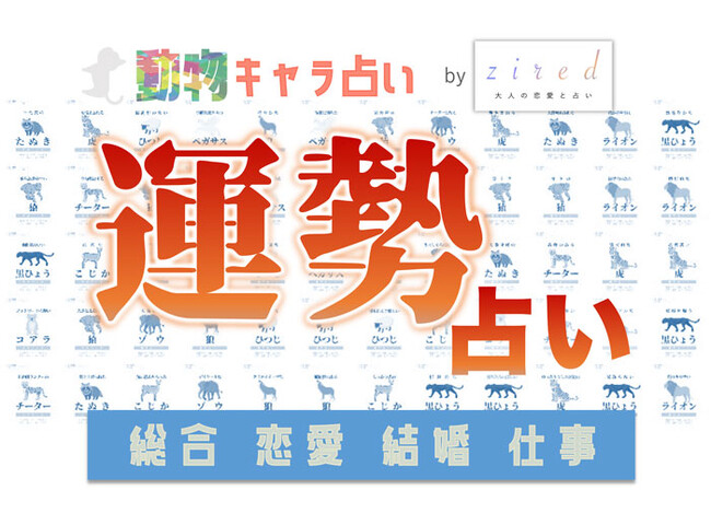 『動物キャラ占い 2024年運勢診断』をziredがリリース