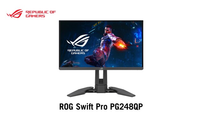 ASUSのゲーミングブランドRepublic Of Gamersより最大540Hzのリフレッシュレートにより最高に滑らかなゲーム映像を映し出す、24.1型フルHD E-TNゲーミングモニターを発表