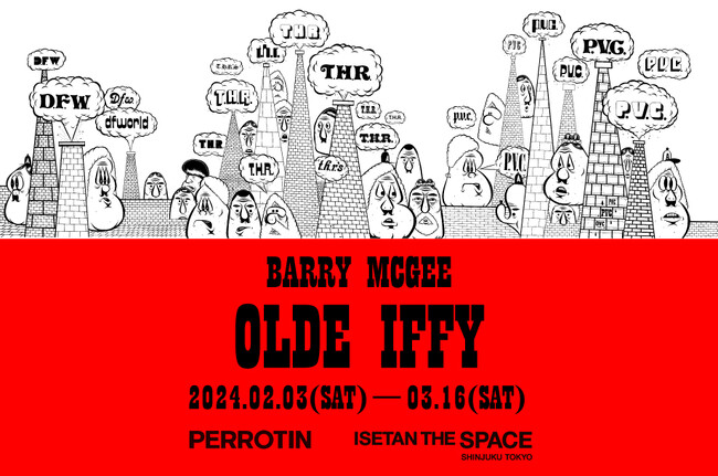 サンフランシスコを拠点に活動しているアーティスト〈BARRY MCGEE/バリー・マッギー〉が伊勢丹新宿店にて初のイベントを開催