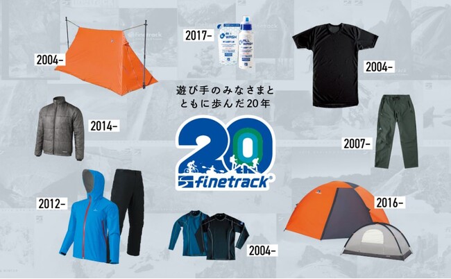 おかげさまでfinetrackは創業20周年　特設サイトを公開！｜finetrack（ファイントラック）