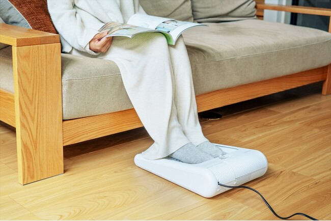 【新製品】冬の新定番ヒット商品、足元ヒーター「足ぬっくエア」再入荷が1月24日に決定！