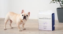 愛犬のおしっこを素早く吸収し、表面はいつでもサラッと快適!漏斗形の細かいメッシュが、気になる“足への漏れ移り”を強力に防止してくれるペットシーツが新登場 愛犬のおしっこを素早く吸収し、表面はいつでもサラッと快適!漏斗形の細かいメッシュが、気になる“足への漏れ移り”を強力に防止してくれるペットシーツが新登場
