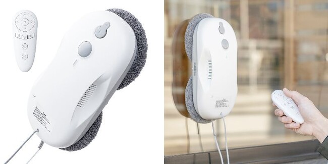 自動で窓を拭き拭きできる、水拭きも可能な窓掃除ロボットを1/22に発売