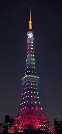 2024年2月5日（月）東京タワーを歌舞伎のまち色にライトアップ！（石川県小松市×TOKYO FM）