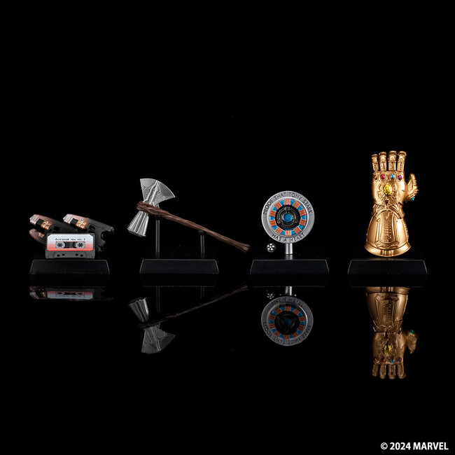MARVELの台座付きミニチュアフィギュアの第二弾がガシャポン(R)に登場！