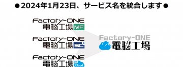 創業以来約30年提供する株式会社エクスが生産管理システムのサービス名称を「Factory-ONE 電脳工場」に統一