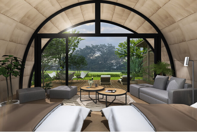 【2024年3月オープン】群馬県赤城山の麓で楽しむ客室温泉・ドッグラン付きグランピング「AKAGI GLAMPING VILLAGE-赤城グランピングヴィレッジ-」