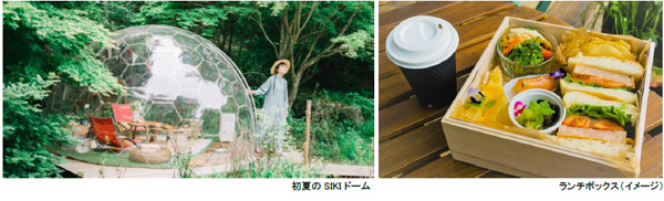 ROKKO森の音ミュージアム 春～初夏「SIKIドーム ピクニックプラン」お一人様でも利用可能に！2024年3月16日（土）～7月12日（金）
