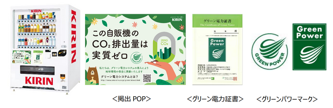 GHGの排出量を実質ゼロにする「グリーン電力自動販売機」を1月以降全国で順次展開
