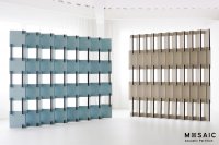 独自の格子構造で吸音性と光・風の透過性を両立　MOSAIC(モザイク)吸音パーテーションを1月30日から販売開始
