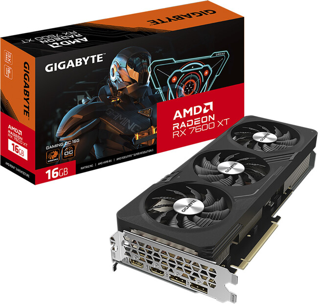 【GIGABYTE】Radeon RX 7600 XT 高冷却トリプルファン搭載グラフィックボード『GV-R76XTGAMING OC-16GD』発売