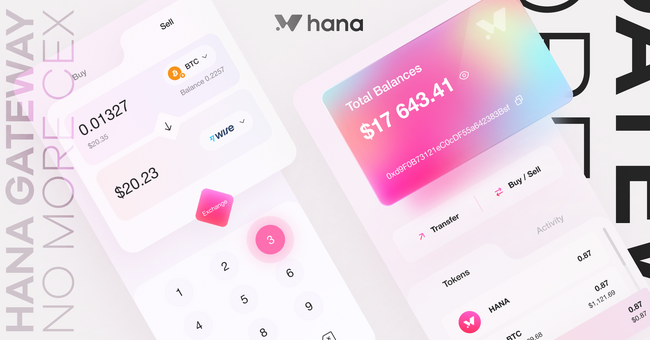 暗号資産と法定通貨の取引に革命をもたらすHana Gatewayを発表