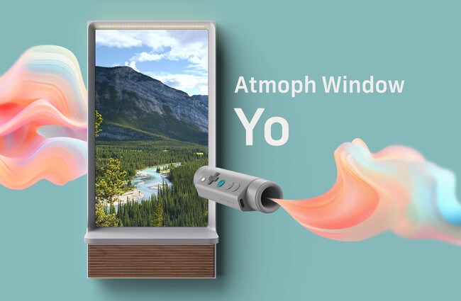 望遠鏡型コントローラー登場！窓の常識を超えたスマートウィンドウ「Atmoph Window Yo」が先行予約開始