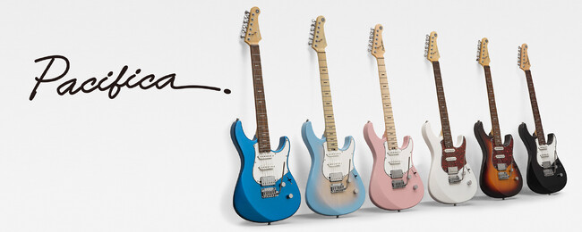 多くのギタリストが高く評価する「Pacifica」がさらに進化。ヤマハ エレキギター『Pacifica Professional』『Pacifica Standard Plus』