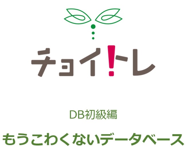 データベースについての基礎と＆操作方法を習得できる！チョイトレ新講座「【DB初級編】もうこわくないデータベース」1月31日（水）よりオンラインにて開講
