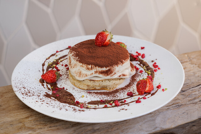 バレンタインシーズン限定のヴィーガン＆グルテンフリー＆低GIチョコパンケーキ