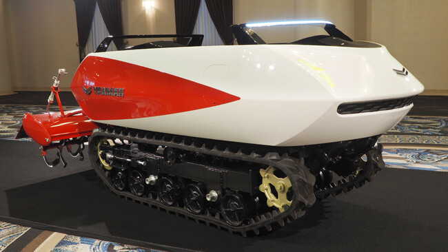 農業のゼロエミッション化を目指した小型電動農機コンセプトモデル「e-X１」を初公開