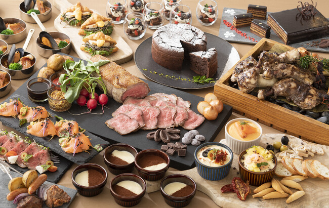 【ホテル日航関西空港】カカオを利かせた全30種以上の料理・スイーツが勢ぞろい！2月土・日・祝日限定「Cacao Buffet～贈りたいのは一緒に楽しむひととき～」を開催