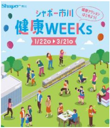 シャポー市川　健康WEEKｓ（シャポウェル実証実験）