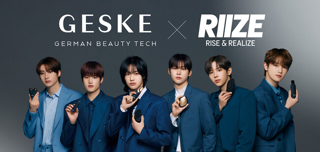 ドイツ発・美容ツールブランド〔GESKE〕の日本アンバサダーに【RIIZE】が就任！