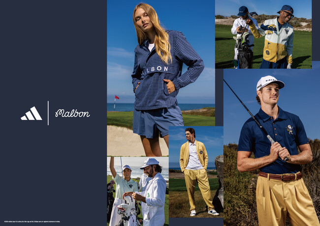 ゴルフブランド「Malbon Golf」と初のコラボレーション 「adidas x Malbon x Crosby Collection」を1月30日に数量・店舗限定で発売
