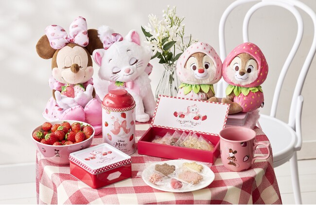 ディズニーストアの sweet ないちごコレクション！ミニーやディズニー マリーがモチーフの春のときめきを感じるアイテムを2月2日（金）より順次発売