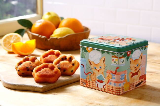 昨年大好評の、猫好きに贈るネコシェフからのプレゼント。「ネコシェフ缶　Happy」が今年も発売！