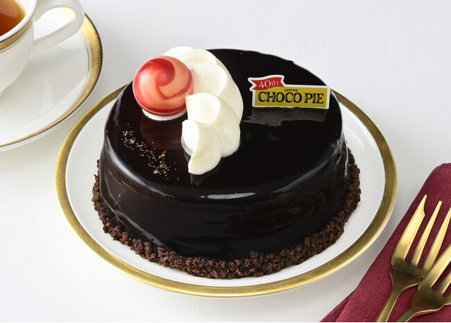 【銀座コージーコーナー】みんな大好きロッテ「チョコパイ」がケーキに！2月2日から期間限定発売ケーキならではのしっとり・なめらか食感＆艶やかリッチ仕立て