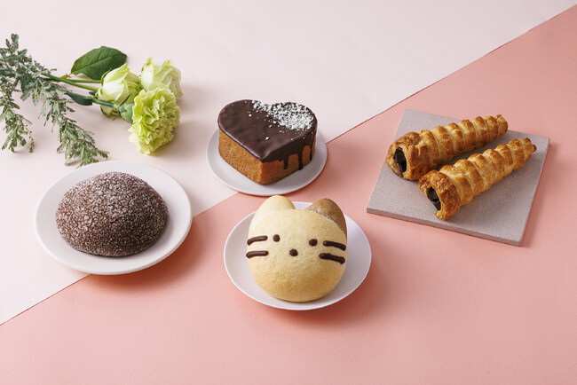 【木村屋總本店】【新発売】2月22日は“猫の日”ねこ型チョコパン「動物パン(ねこ)」が登場！“生チョコクリーム“を使用した「生チョコ コロネパイ」など新商品4種類を直営店にて2024年2月1日から発売