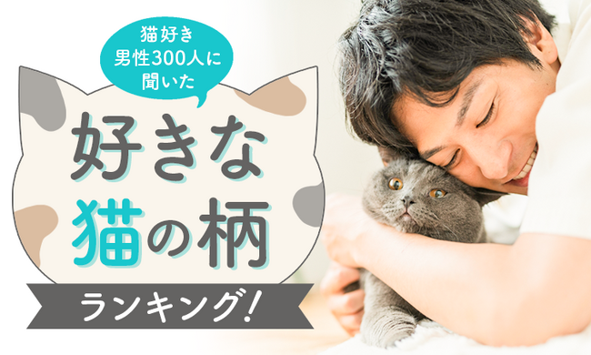 【猫好き男性300人に聞いた】好きな猫の柄ランキング！