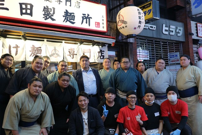 【三田製麺所】二子山部屋 sumo foods様にお越し頂きました