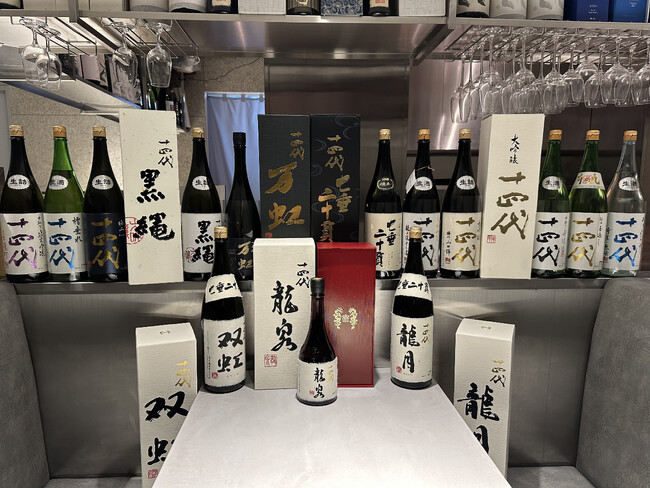 龍泉 万虹を含む十四代14種類を一斉提供！六本木駅至近の江戸前寿司屋 鮨 無垢/白銀で豪華日本酒の会を先着30名様で限定開催！
